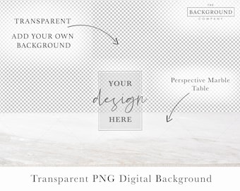 Customizable Marble Table Mockup | Marble Table Mockup With Transparent Background | Empty Background | Perspective | Transparent Background