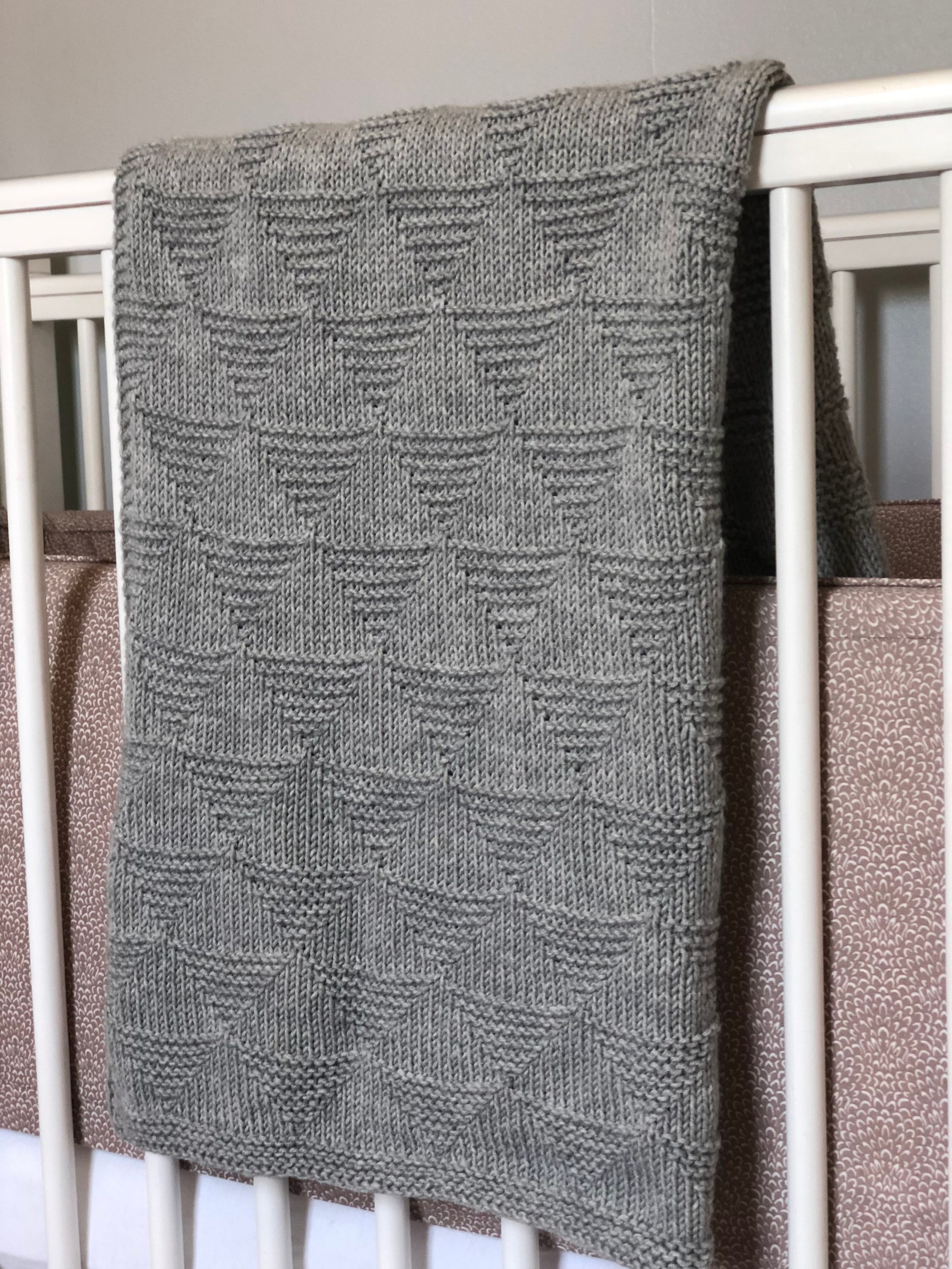 Handknitted Merino Baby Blanket Etsy