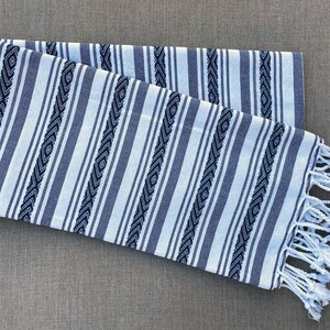 Batika hand-woven natural cotton Turkish Peshtemal towel for beach, pool, spa, bath and more image 5