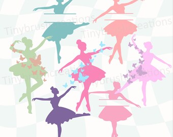 Ballerina SVG Cut File: DIY Craft Projects (Digital Download)
