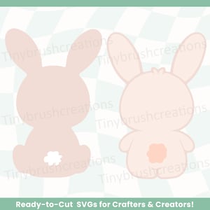 Bunnies SVG Bundle: Easter Bunny Cut Files for Cricut & Silhouette