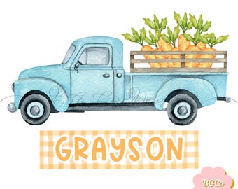 Easter Truck PNG DIGITAL DOWNLOAD