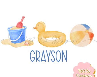 Beach Summer PNG DIGITAL DOWNLOAD