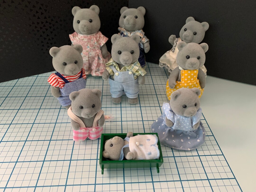 Rare Bedding Set Les Petits Malins Maple Town Sylvanian Families Vintage - No. 1