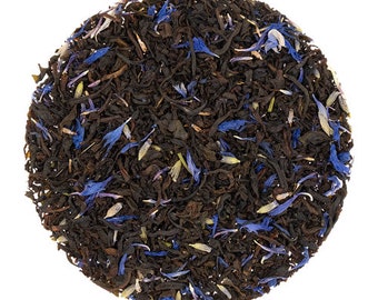 Luxury Lavender Earl Grey Tea: Artisanal Floral Black Blend with French Blue Lavender - Gourmet Gift