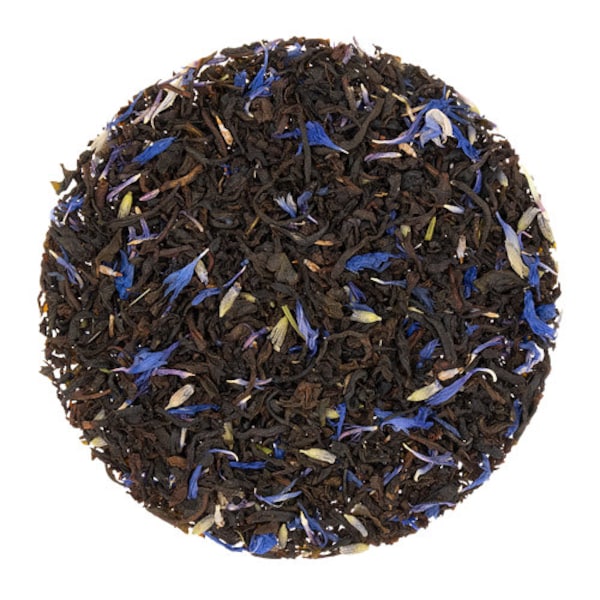 Lavender Earl Grey Tea - Organic Loose Leaf Black Tea Blend with French Lavender & High Antioxidants