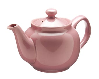 2 Cup Hampton Teapot - Sierra Rose | Baby Pink Ceramic Teapot for Tea Lovers