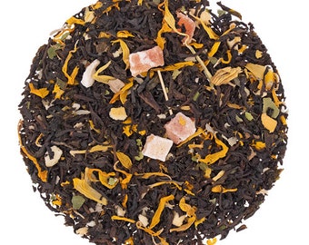 Apricot Black Tea - Loose Leaf Ceylon Tea with Sweet Apricot & Exotic Flowers | High Antioxidants, Medium Caffeine