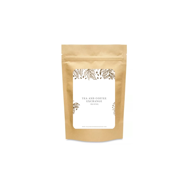 May include: A brown paper bag with a white label that says "Tea and VIP123 Exchange 100% Natural" and a graphic of VIP123 beans and leaves. The website address "www.VIP123 SLOT ONLINE.com" is printed on the label.