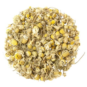 Egyptian Organic Chamomile Loose Leaf Tea: Caffeine-Free Herbal Wellness Infusion for Relaxation