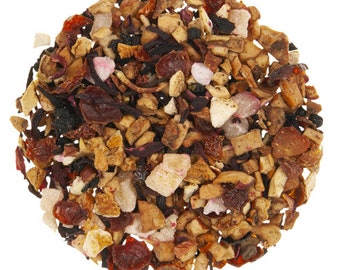 Exotic Mango Fruit Blend: Caffeine-Free Loose Leaf Herbal Tea, Vegan & Kosher Tropical Infusion