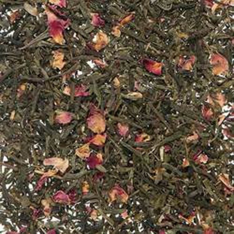 Organic Kyoto Cherry Green Tea Tea and Coffee Exchange Etsy
