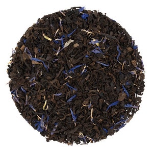 Decaf Earl Grey Black Tea - Natural Bergamot Flavored Loose Leaf Tea | Caffeine Free, Vegan Friendly Tea