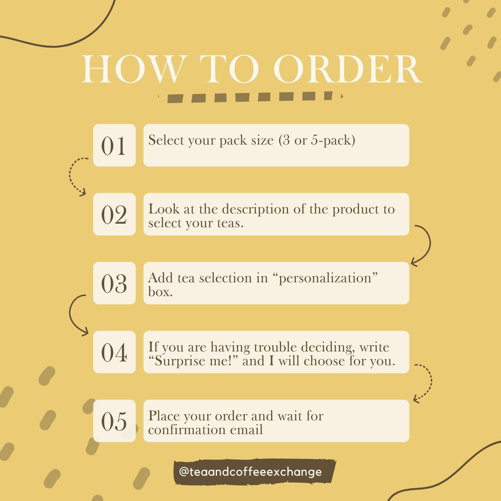 Premium Decaf Herbal Tea Variety Pack: Wellness Blends for Immunity ...