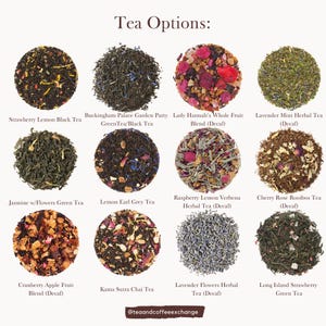 Mother's Day High Tea Variety Pack | Choose Your Own Loose Leaf Tea | Customizable Gourmet Tea Sampler Gift
