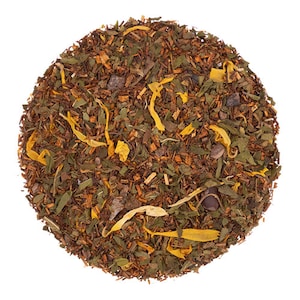 Organic Chocolate Mint Rooibos Tea: Decadent Herbal Blend with Cacao and Peppermint