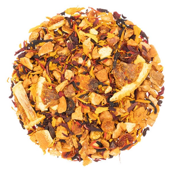 Blood Orange Fruit Blend Tea - Caffeine Free & Organic Orange Tea