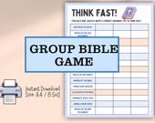 Bible Group Game – Think Fast! Christian Party Challenge (Instant Download)