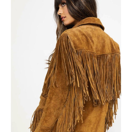 western jacket with fringe