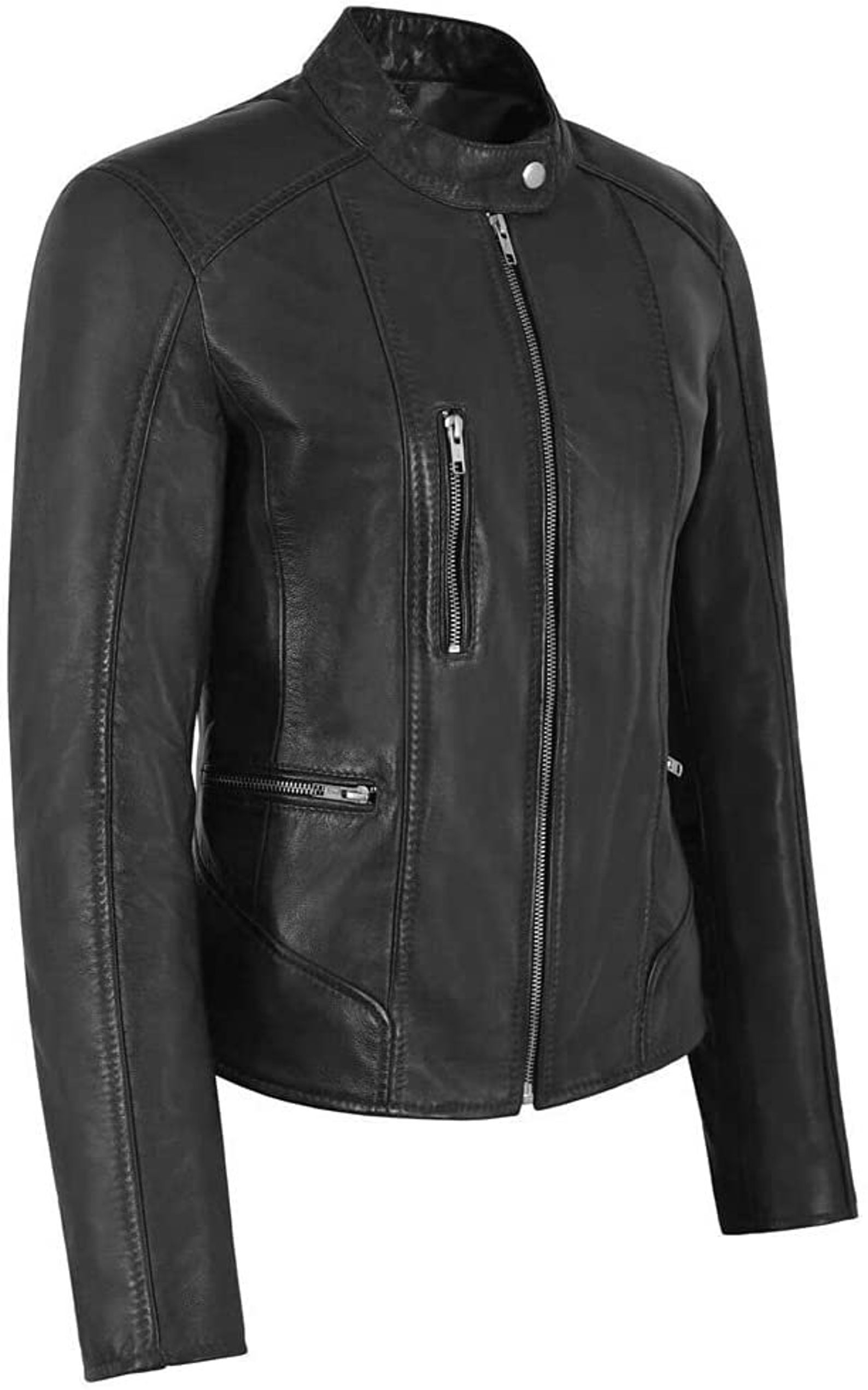 Woman's Fancy Leather Jacket/ Slim Fit Jacket/designer Etsy UK