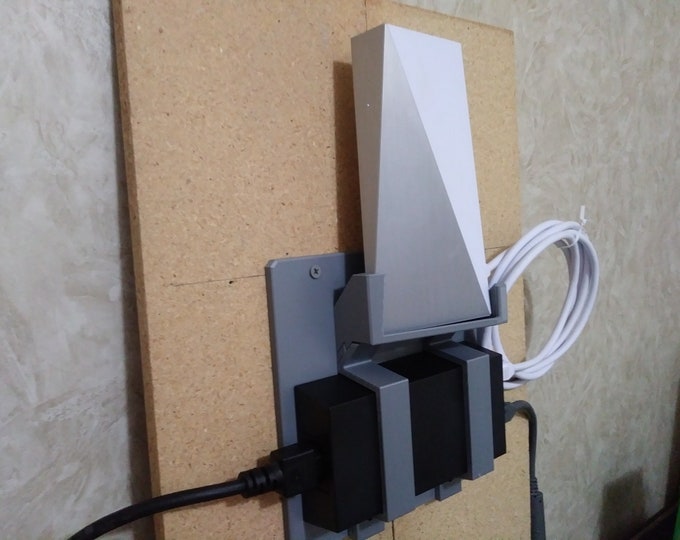 Starlink Power Brick and Router Wall Mount round Dish Etsy
