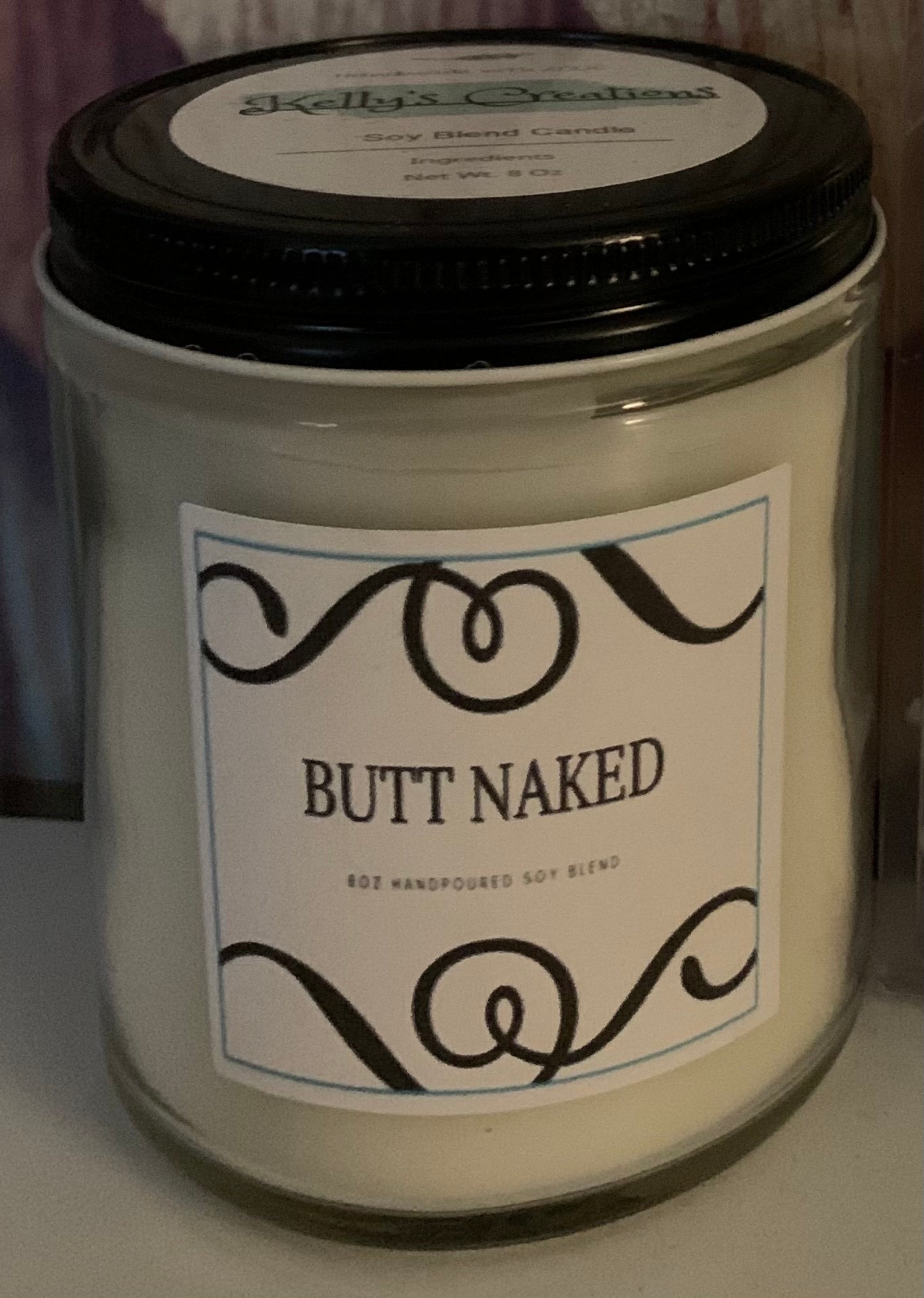 8oz Soy Blend Candle Etsy