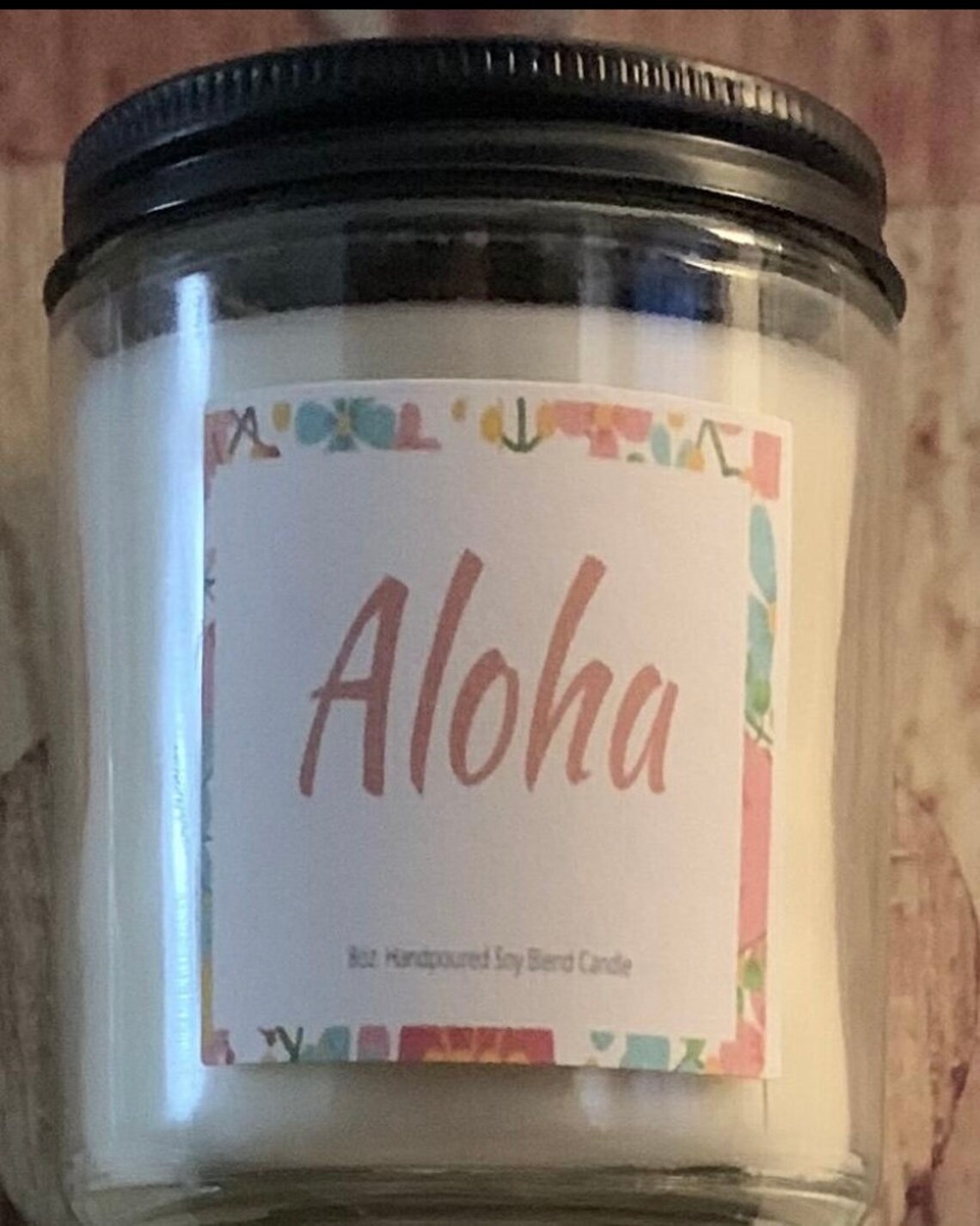 8oz Soy Blend Candle Etsy