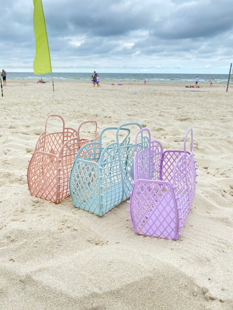 Jelly Bag Vintage Bag Trend Retro Basket Vintage Tote Etsy