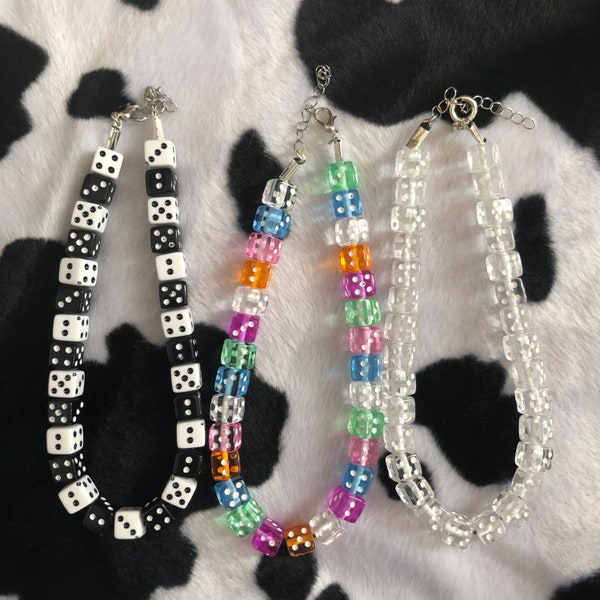 Roll The Dice Choker (Multiple Colours Available)