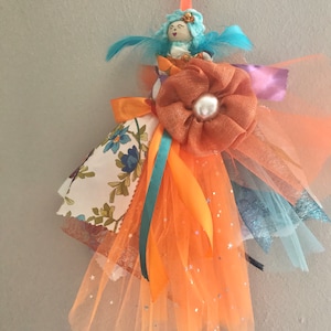 Handmade cloth angels unique details
