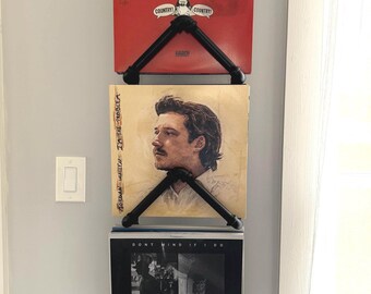 Industrial Record Album Shelf