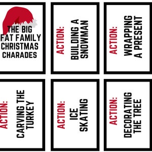 The Big Fat Family Christmas Charades