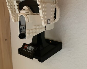 Lego helmet wall mount