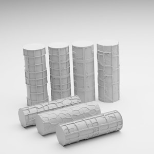 Structure roller/texture roller (model building - texture terrain roller for Styrodur, XPS foam, clay 28 mm 32 mm 1/87 1/35 tabletop)