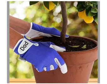 Personalised Leather Gardening Gloves - Garden gifts - gifts for gardeners - green fingers gifts