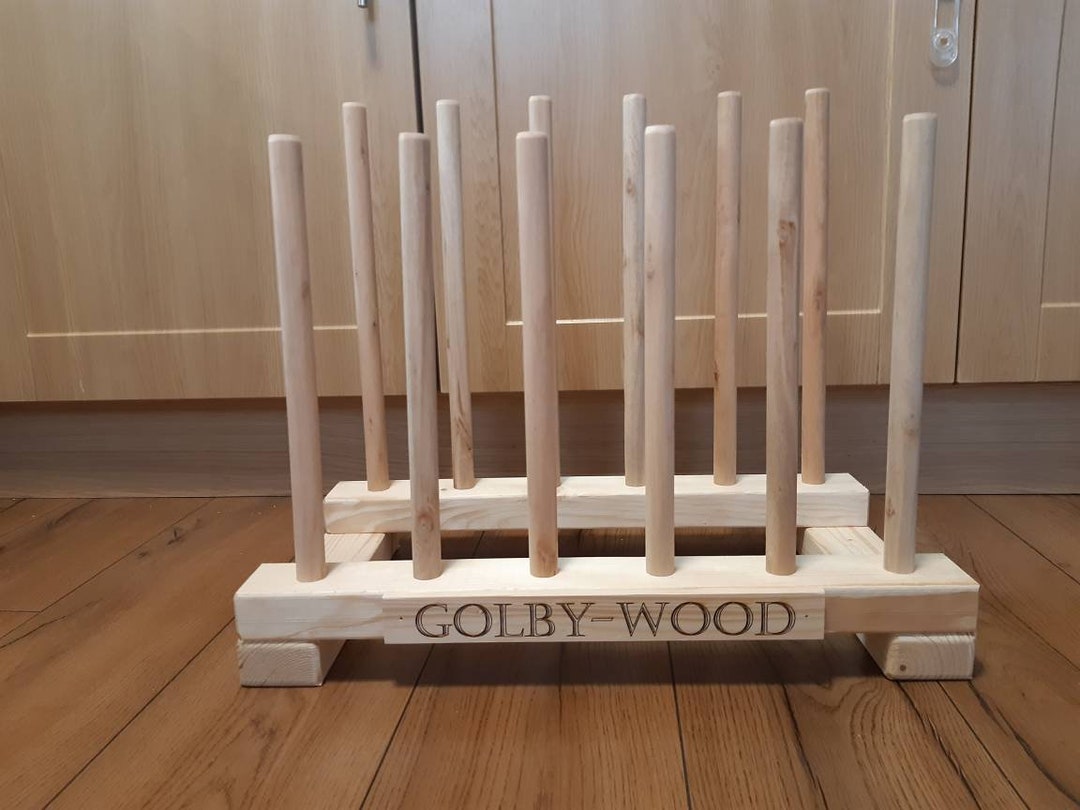 6 Pairs PERSONALISED Engraved Wellington Boot Wooden Stand Storage