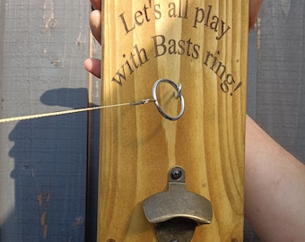 Yard Game Personalised Ring and Toss game Fathers Day Gift Hook and Ring Game - Bimini- wedding present irish drinking game bar garden tiki