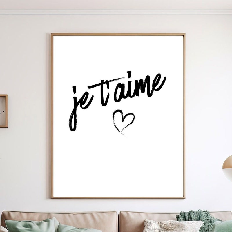 Je T'aime - Etsy