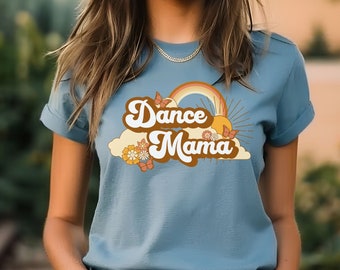 Dance Mom Shirt, Retro Dance Mama Comfort Colors® tee, Mothers Day Gift for Wife, Sports Mom Apparel Mother Dancing Crewneck Tshirt Birthday