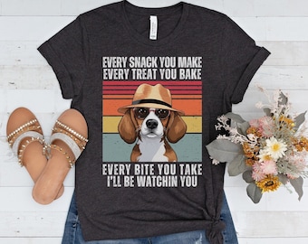 Watchin You Beagle Shirt, Beagle Lover Shirt, Beagle Tee, Beagle Mom Gift, Beagle Mom Shirt, Dog Mom Dog Dad, Funny Dog Shirt, Funny Beagle