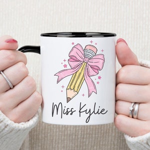 Personalized Teacher Coffee Cup, Teacher Cups, Teacher Gift, Teacher Appreciation, Back to School Gift for Teacher Personalized Teacher Gift