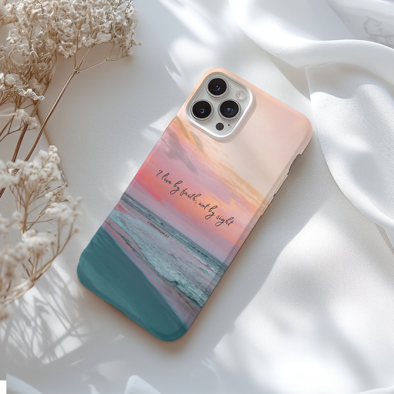 a phone case sitting on top of a white sheet