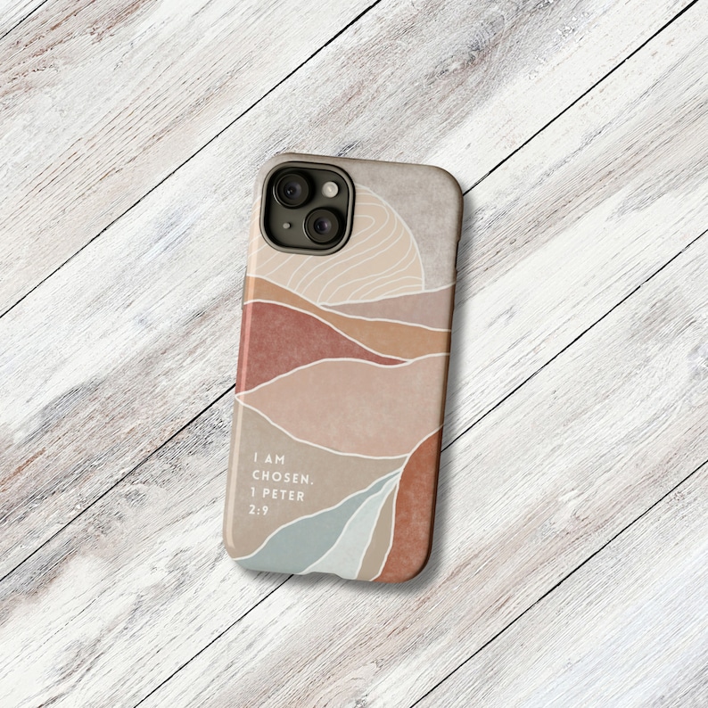 a phone case sitting on top of a wooden floor