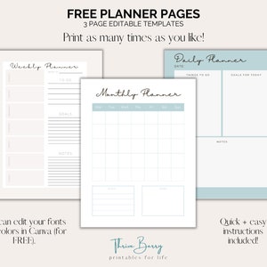 Self Care Made Easy: Printable Planner for Mental Health, Meal Planning & Fitness PDF Worksheets, Self Love Log for Health and Wellness image 4