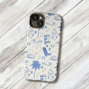 a phone case with a pattern on it