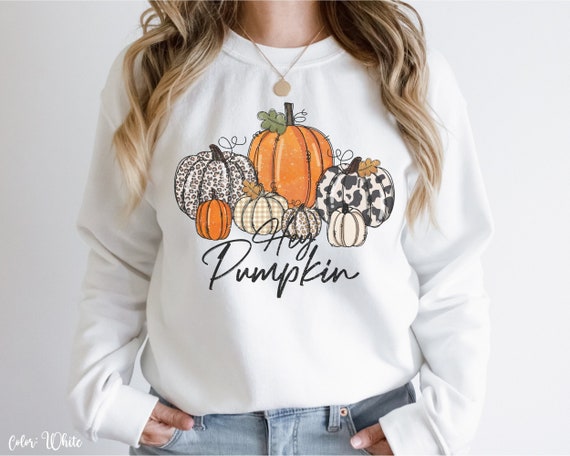 Cute pumpkin sweatshirt sale