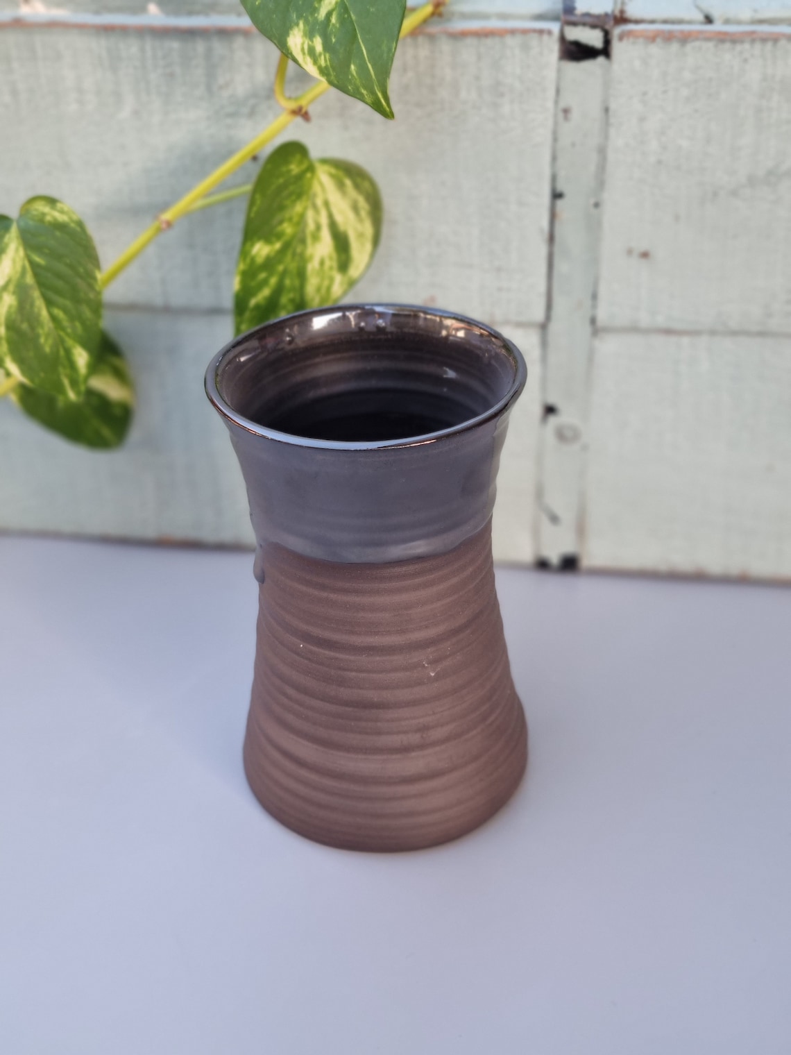 Matte Black Vase Etsy