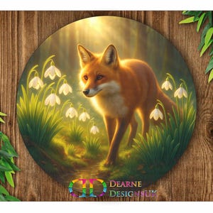Fox sign, fox gift, fox wall art, fox garden sign