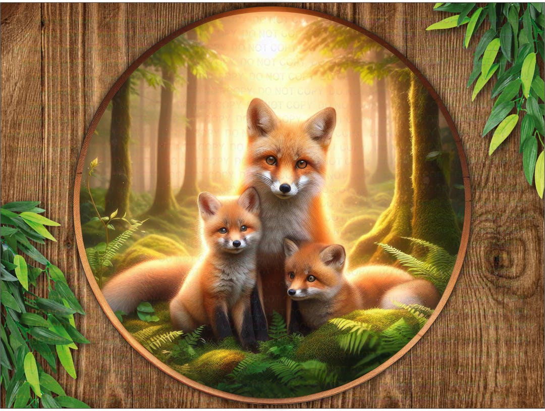 Fox And Cubs Sign Fox Sign Fall Wreath Sign Autumn Welcome Sign Fox fox-and-cubs-sign-fox-sign-fall-wreath-sign-autumn-welcome-sign-fox