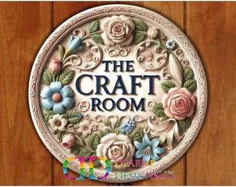 Craft Room sign, Craft room door sign, My craft room, Craft room decor, arts & crafts room